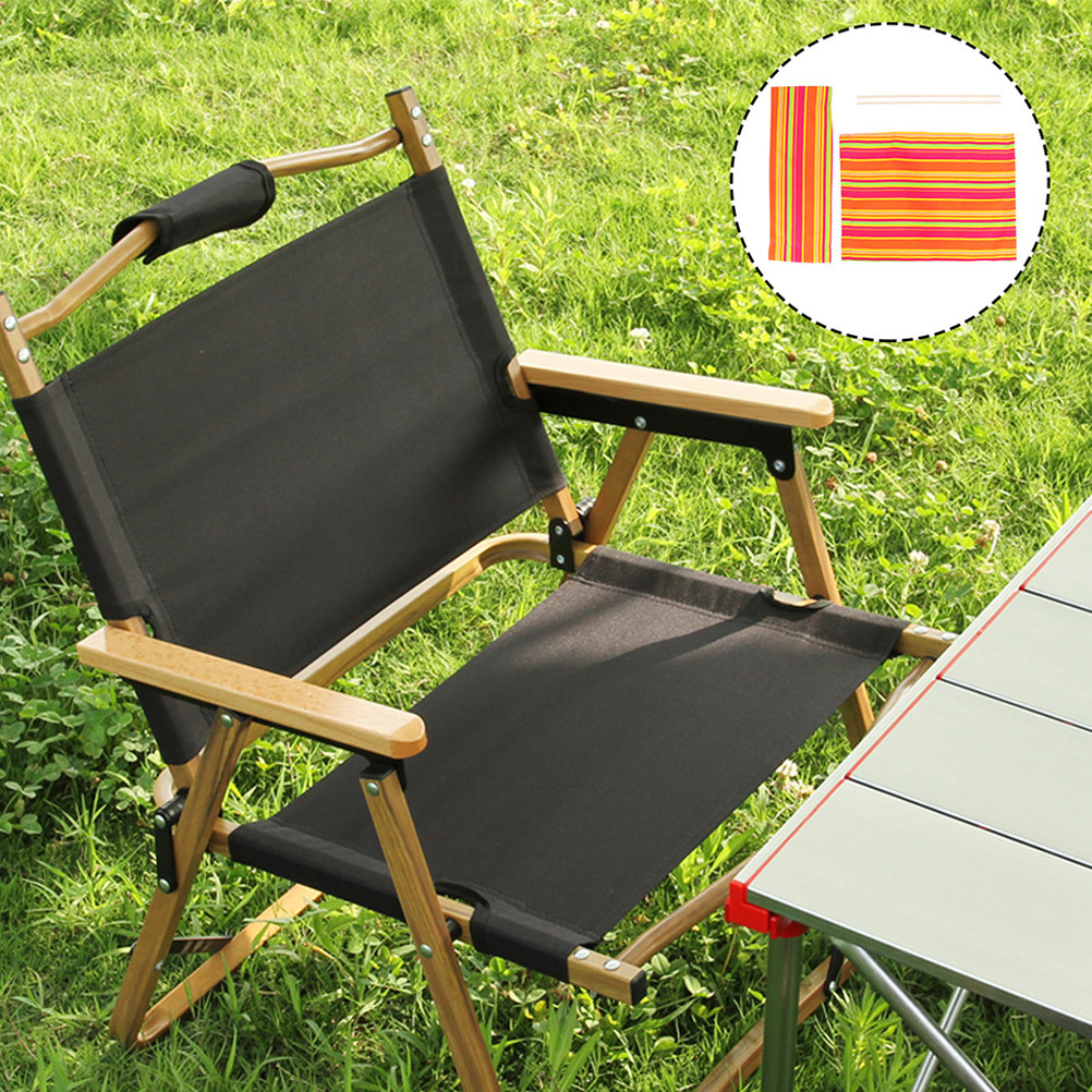 Outdoor Camping Chairs Folding - ชุดผ้าคลุมเก้าอี้ผ้าใบแบบพับได้สำหรับเก้าอี้ผู้กำกับ 1 ชุด ใช้แทนผ้าคลุมเก้าอี้พกพาสำหรับตั้งแคมป์กลางแจ้ง