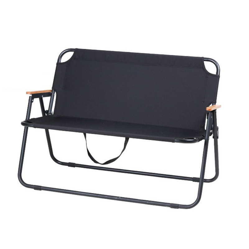 Outdoor Camping Chairs Folding - เก้าอี้พับได้แบบพกพาสำหรับตั้งแคมป์กลางแจ้ง ตกปลา ปิกนิก ชายหาด น้ำหนักเบา โครงเหล็ก