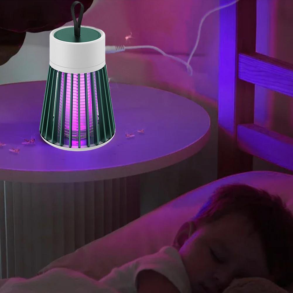 Outdoor Camping Bug Zapper - โคมไฟกำจัดยุงไฟฟ้า 5V เครื่องช็อตแมลงไฟฟ้า โคมไฟยุง แสง UV