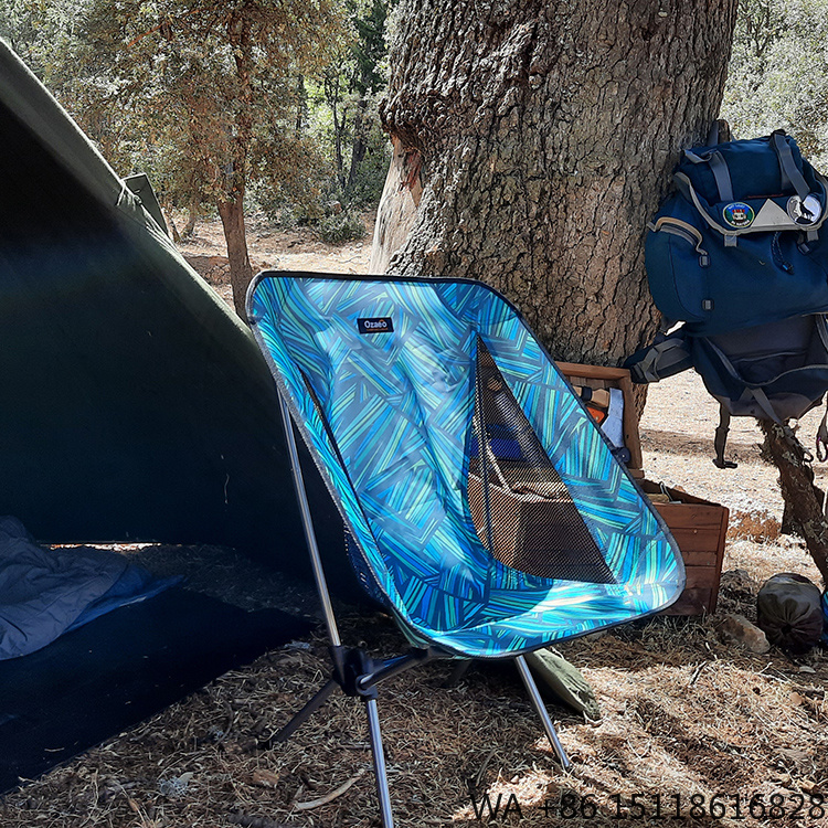 Outdoor Camping Chairs Folding - เก้าอี้พับพกพาสำหรับตั้งแคมป์ น้ำหนักเบา เก้าอี้ทรงพระจันทร์ เก้าอี้ตกปลาสำหรับกิจกรรมกลางแจ้ง จากผู้ผลิต