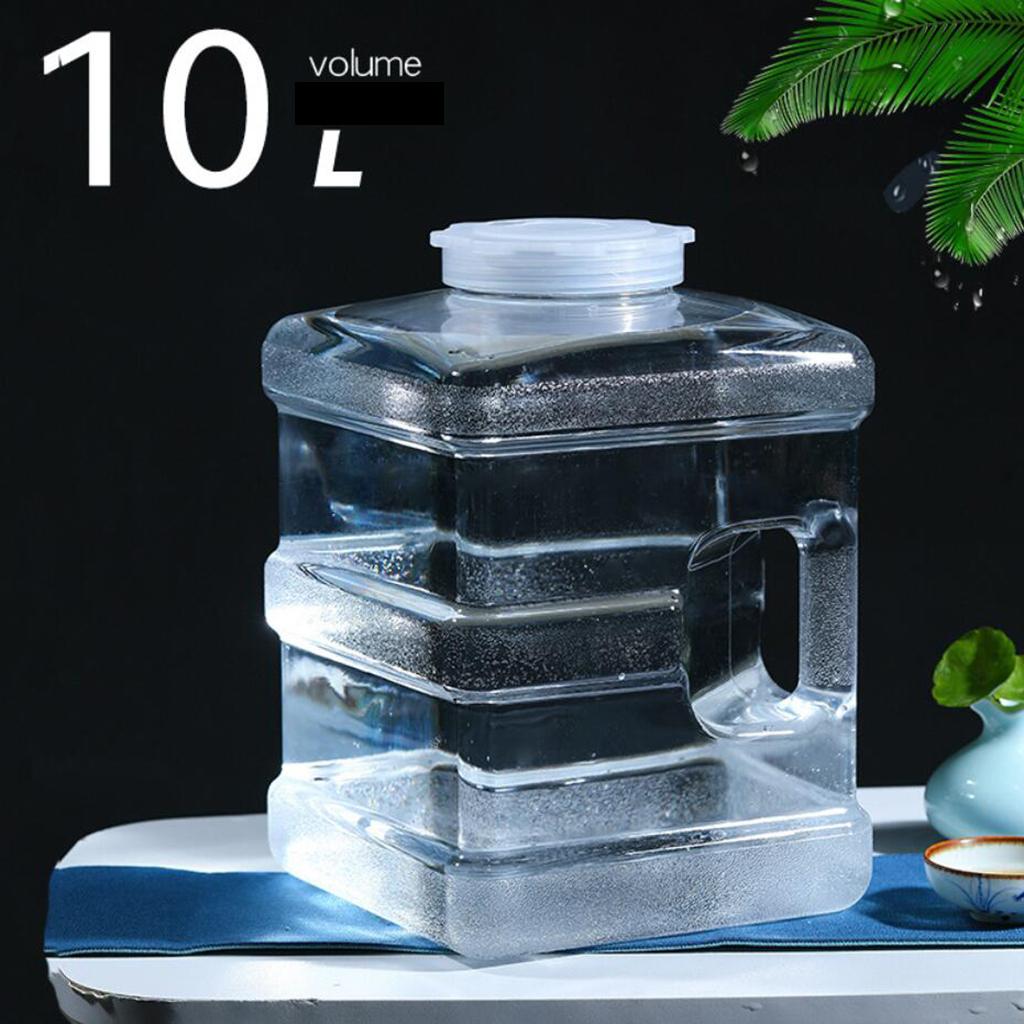 Outdoor Camping Water Jug - ขวดน้ำแร่ขนาด 20 ลิตร เกรดอาหาร พีซีแบบพกพา ถุงน้ำในรถยนต์