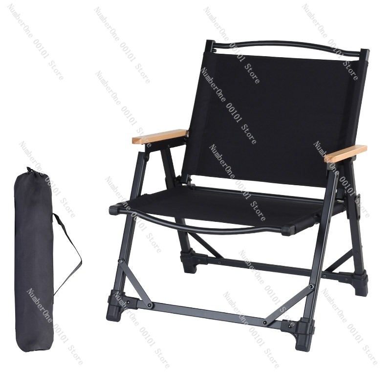 Outdoor Camping Chairs Folding - เก้าอี้แคมป์ปิ้งอลูมิเนียมอัลลอยด์น้ำหนักเบาพิเศษ พับได้ พกพาสะดวก สำหรับปิกนิก พักผ่อน ถอดประกอบได้