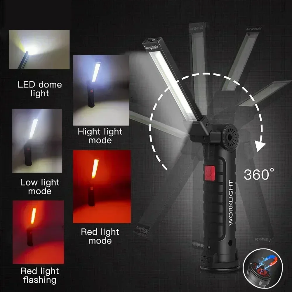 1-5PCS มัลติฟังก์ชั่นพับแสงทํา - Outdoor Camping Adventure Lamp บทวิจารณ์และราคา