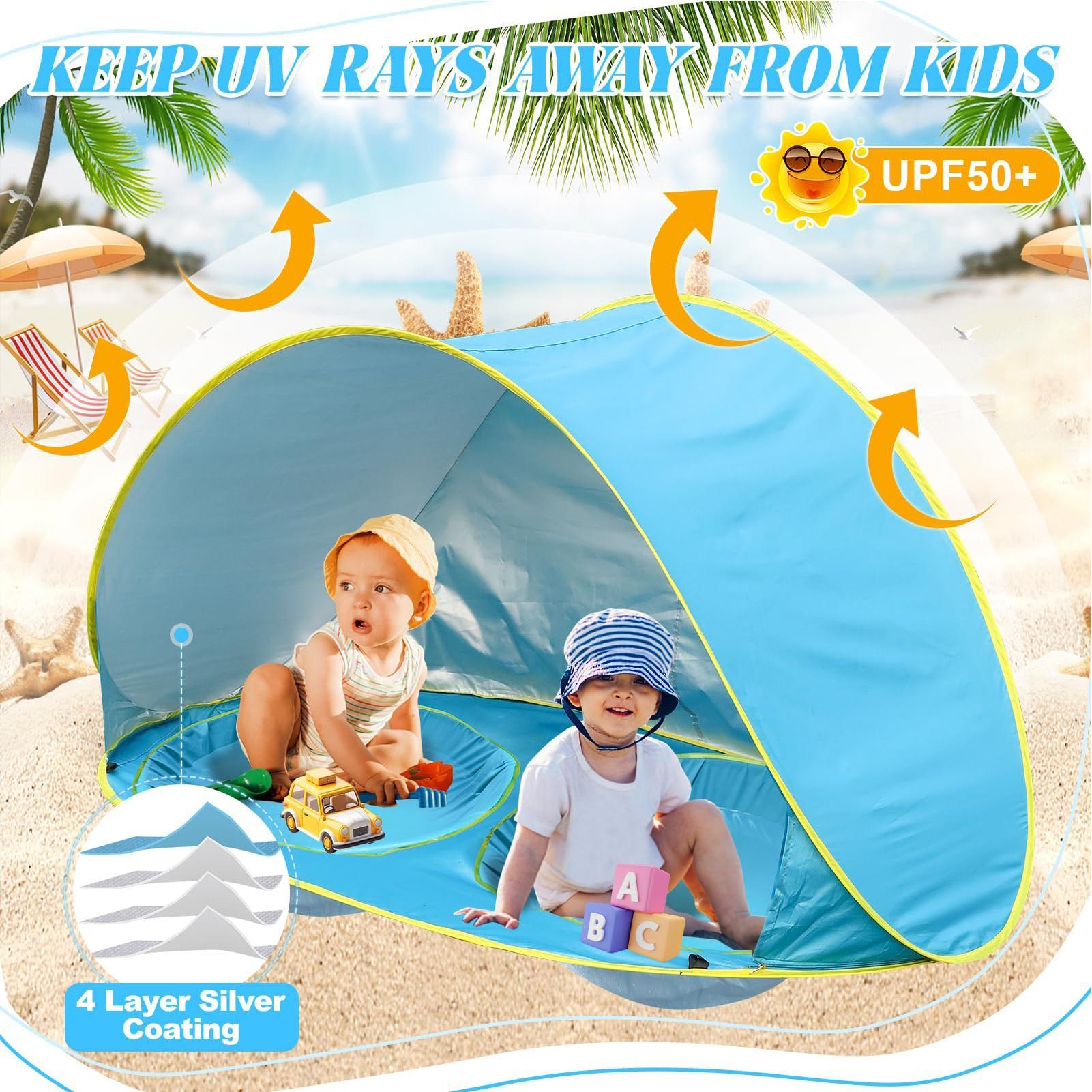 เต็นท์ชายหาดสำหรับเด็กพร้อมสระ - Outdoor Camping Bug Zapper บทวิจารณ์และราคา