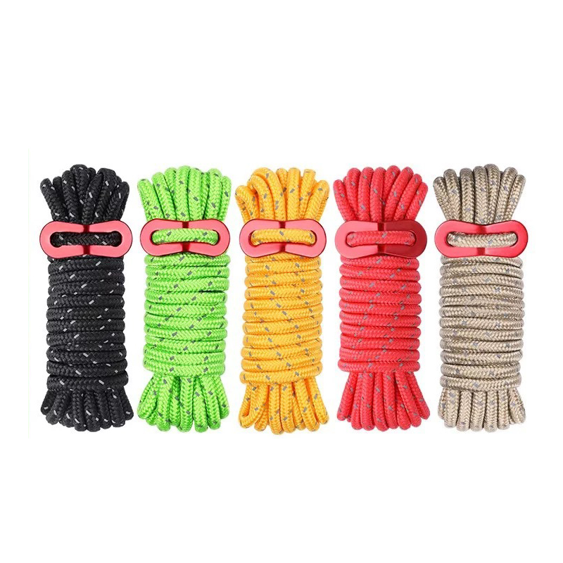 4 M สะท้อนแสง Guy Lines เต็นท์ - Outdoor Camping Guy บทวิจารณ์และราคา