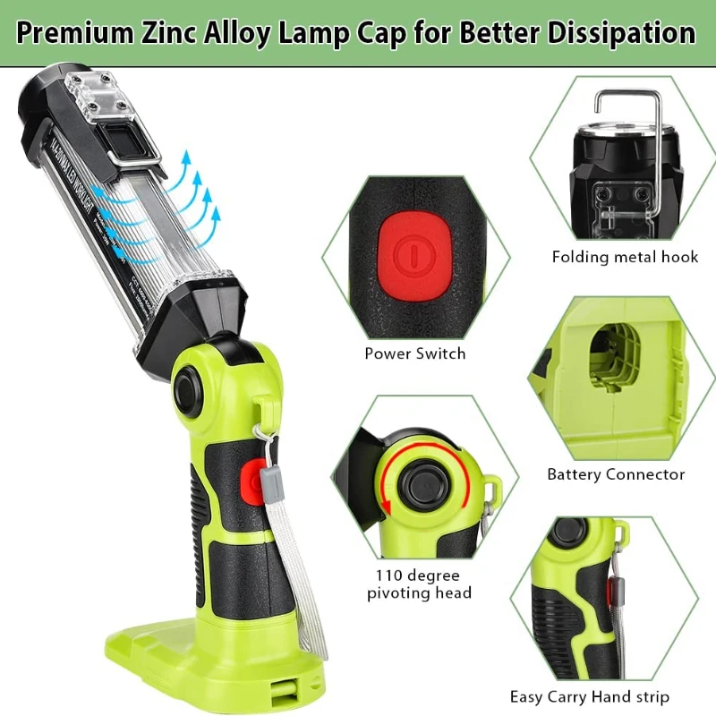 ไฟ LED สำหรับงานช่างสำหรับ Ryo - Outdoor Camping Adventure Lamp บทวิจารณ์และราคา