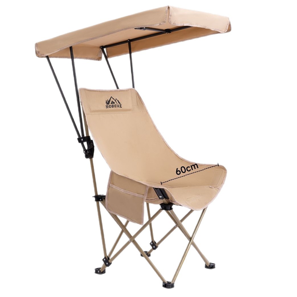 เก้าอี้พับกลางแจ้งแบบมีหลังพิง - Outdoor Camping High Chair บทวิจารณ์และราคา