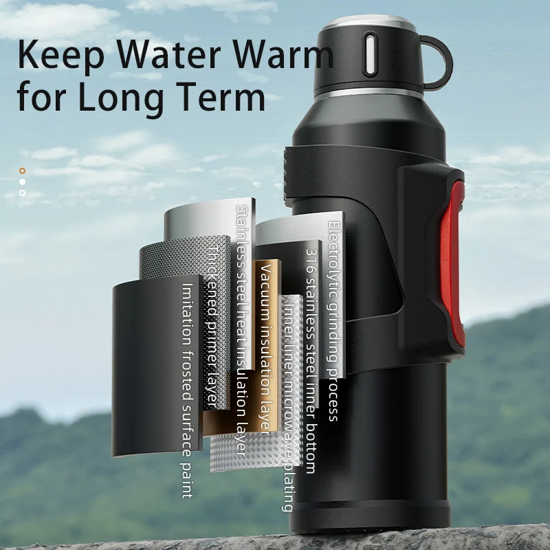 เหยือกเก็บความร้อนสแตนเลสพร้อม - Outdoor Camping Water Jug บทวิจารณ์และราคา