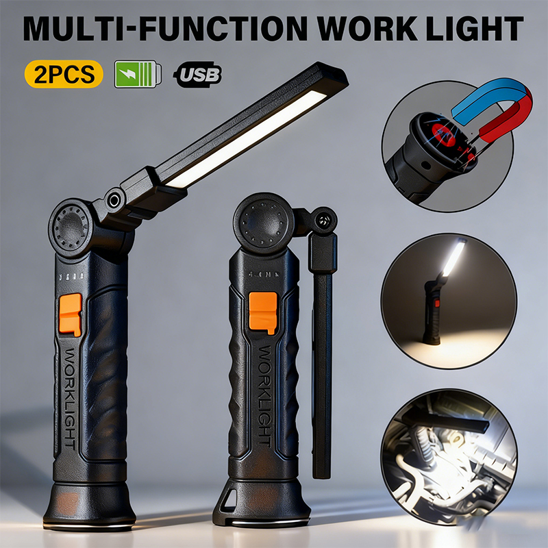 ไฟฉาย LED แบบพกพา COB ชาร์จไฟผ - Outdoor Camping Adventure Lamp บทวิจารณ์และราคา