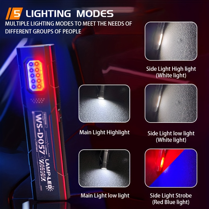 ไฟฉายพวงกุญแจ LED COB ขนาดเล็ก - Outdoor Camping Adventure Lamp บทวิจารณ์และราคา