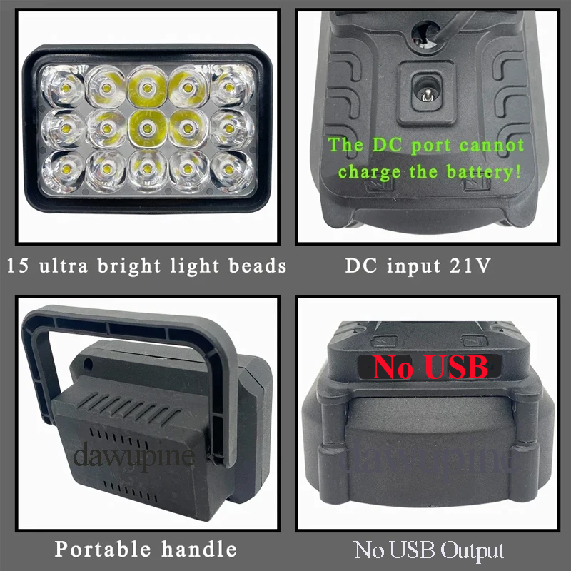 สําหรับ Makita 18V Li-Ion แบตเ - Outdoor Camping Adventure Lamp บทวิจารณ์และราคา