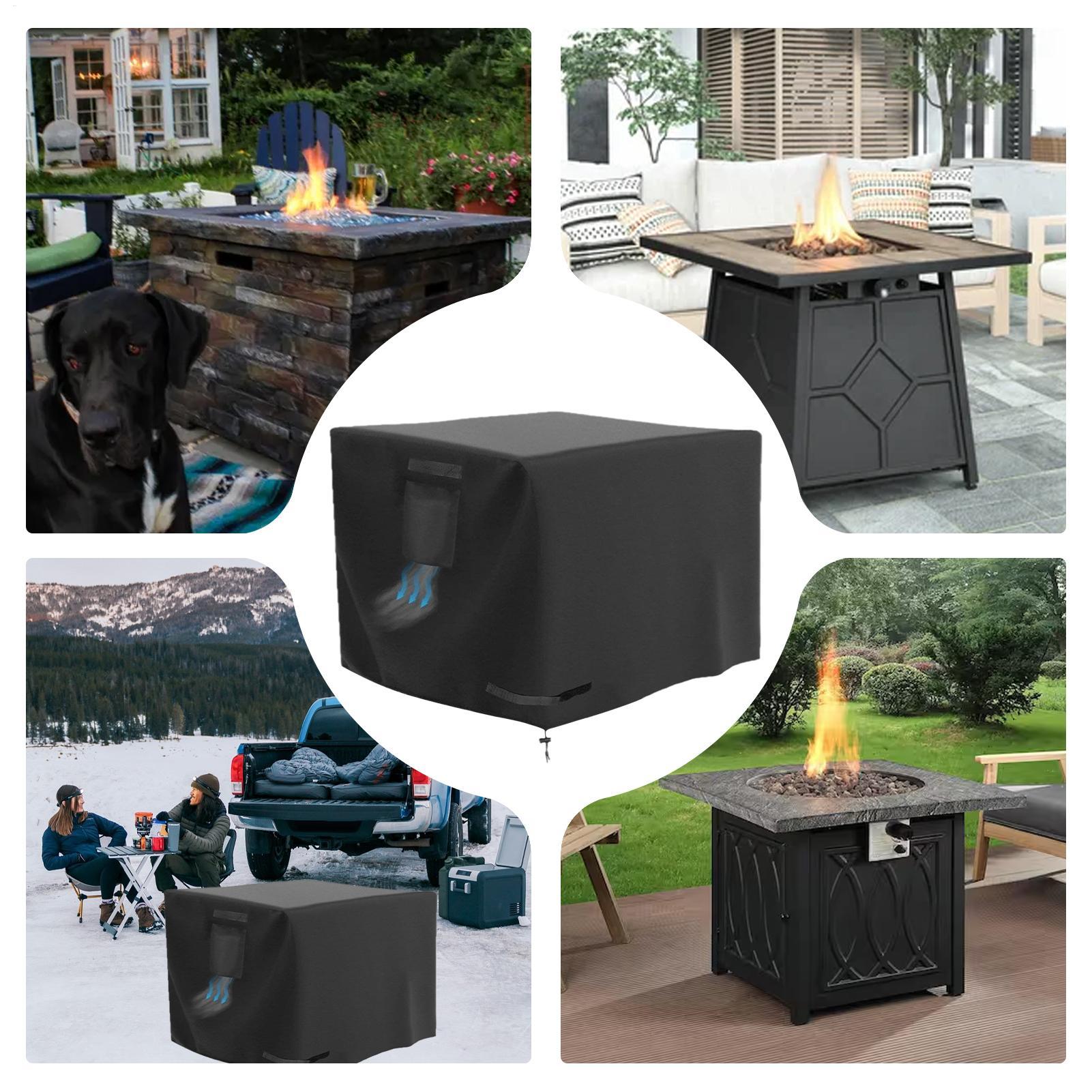 ผ้าคลุมเตาไฟทรงสี่เหลี่ยม ขนาด - Outdoor Camping Fire บทวิจารณ์และราคา