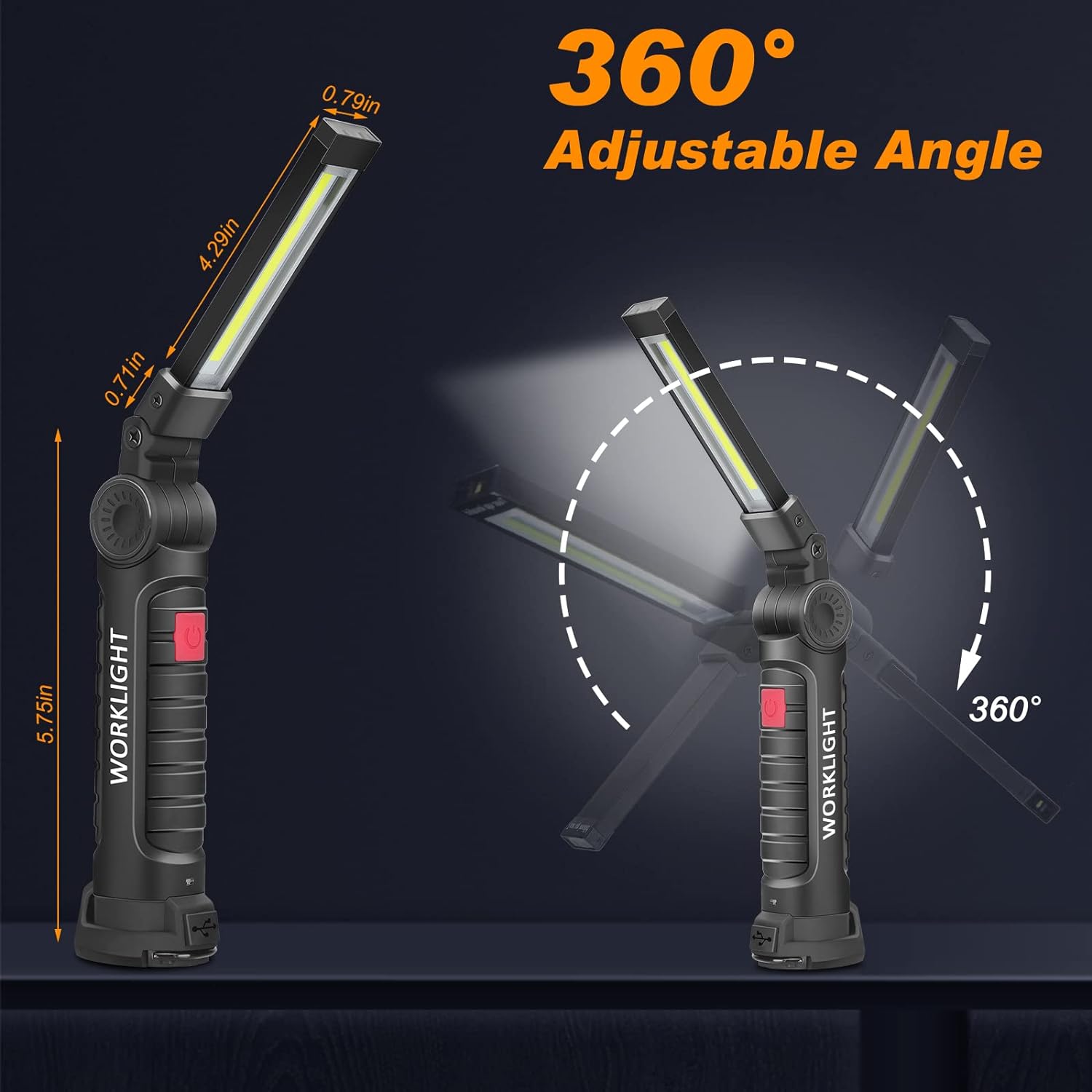 ไฟฉายพกพาแบบพกพา USB ชาร์จไฟได - Outdoor Camping Adventure Lamp บทวิจารณ์และราคา