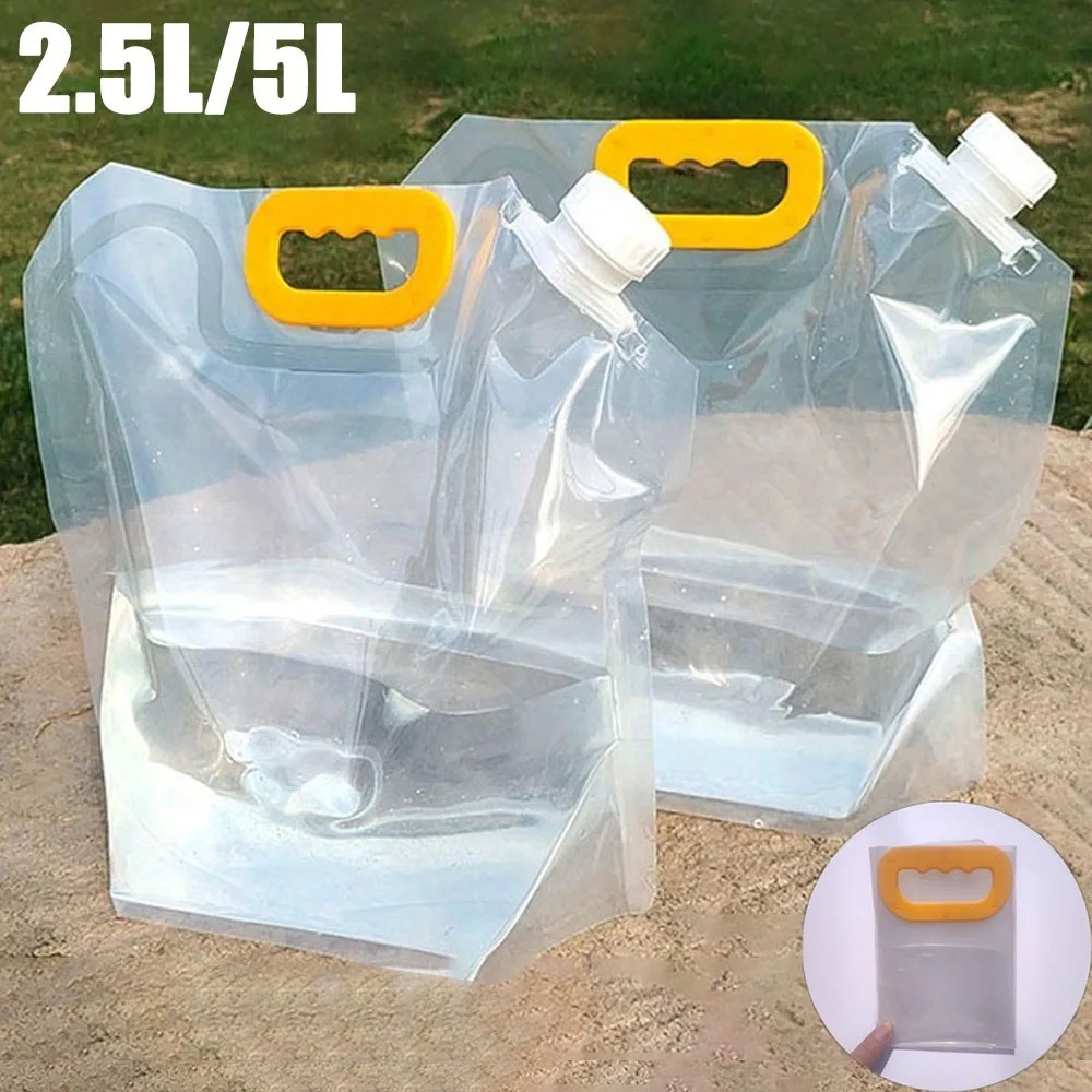 ถุงน้ำแบบพกพาขนาด 5 ลิตร ถังพั - Outdoor Camping Water Jug บทวิจารณ์และราคา