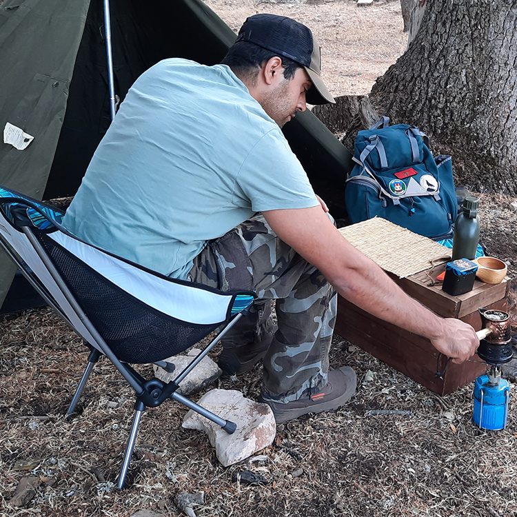 เก้าอี้พับพกพาสำหรับตั้งแคมป์  - Outdoor Camping Chairs Folding บทวิจารณ์และราคา