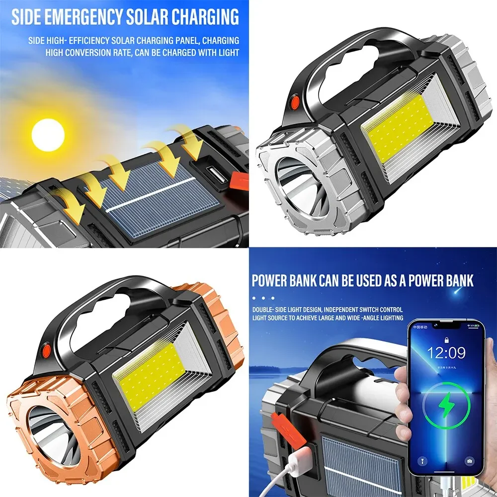 อัพเกรดใหม่ ไฟฉาย LED พลังงานแ - Outdoor Camping Adventure Lamp บทวิจารณ์และราคา