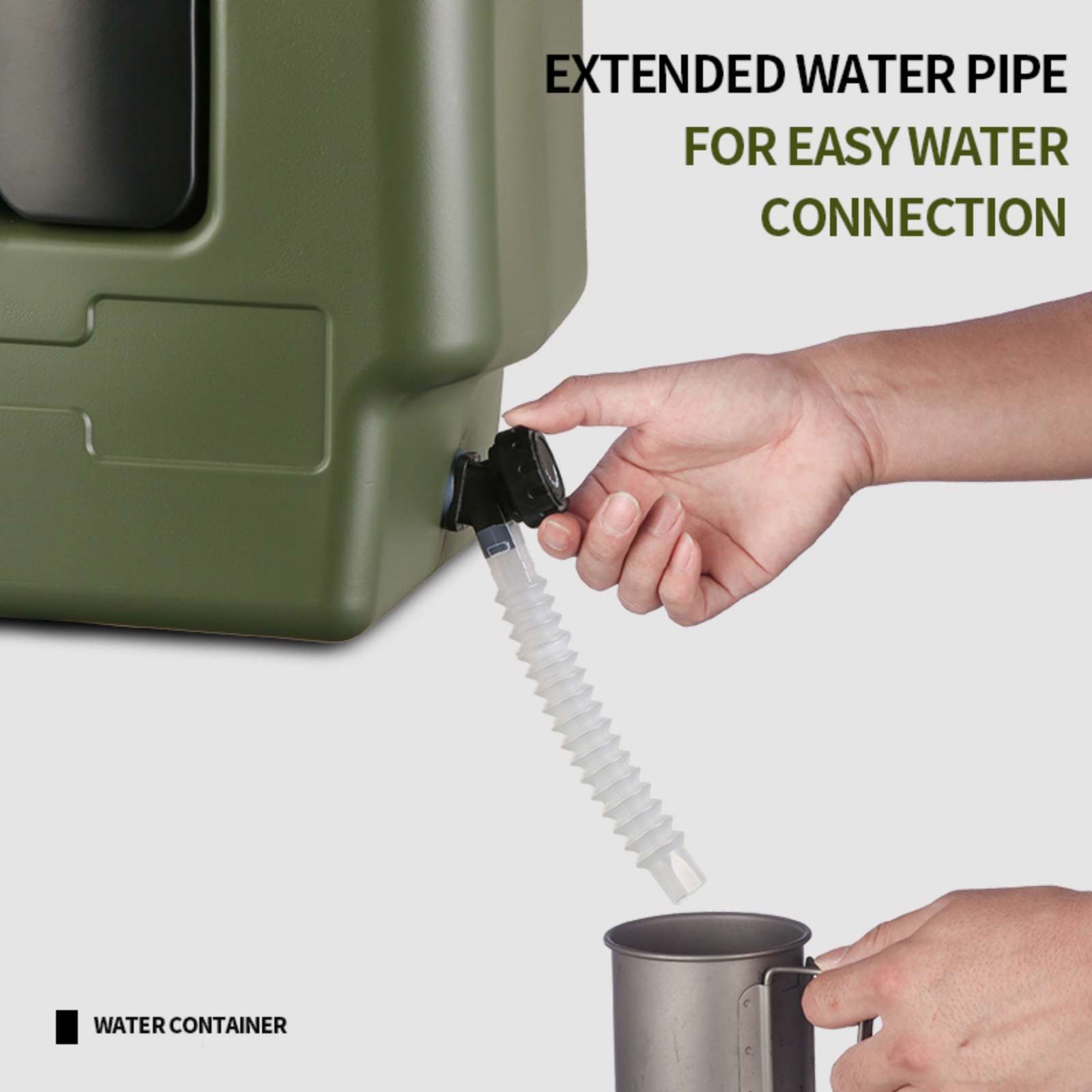 เหยือกน้ำพกพาขนาด 15/20 ลิตร พ - Outdoor Camping Water Jug บทวิจารณ์และราคา