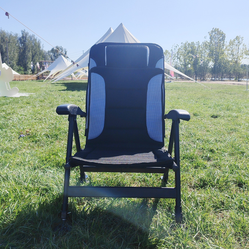 เก้าอี้พับได้แบบพกพา ปรับได้ 5 - Outdoor Camping Chairs Folding บทวิจารณ์และราคา