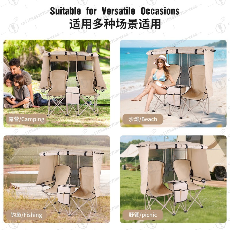 เก้าอี้พับคู่สำหรับตั้งแคมป์กล - Outdoor Camping Chairs Folding บทวิจารณ์และราคา