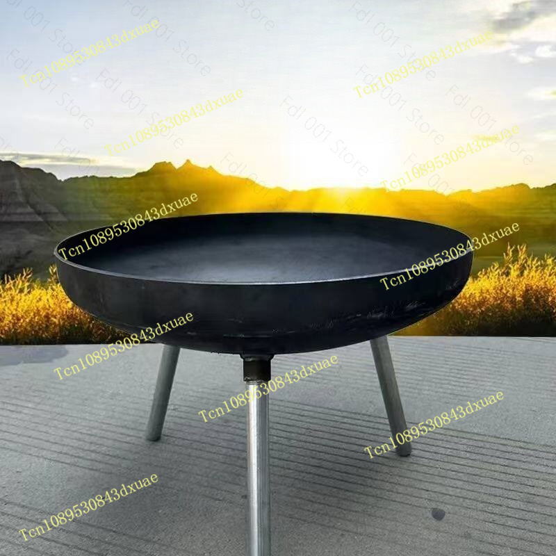 เตาไฟเหล็กหล่อขนาดใหญ่ 80 ซม.  - Outdoor Camping Fire บทวิจารณ์และราคา