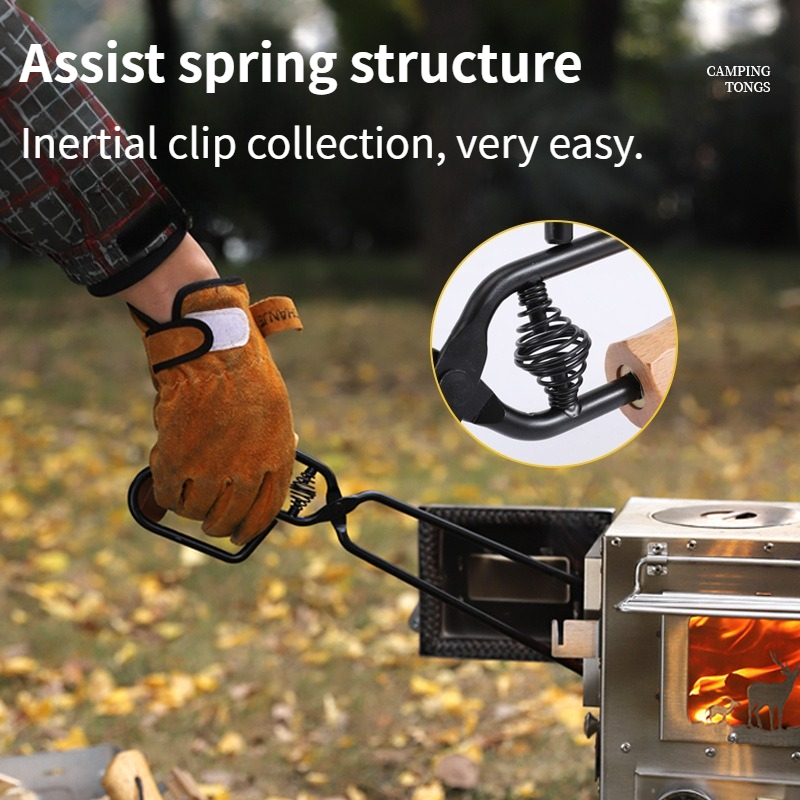 ที่คีบถ่านบาร์บีคิวโลหะสำหรับใ - Outdoor Camping Fire บทวิจารณ์และราคา