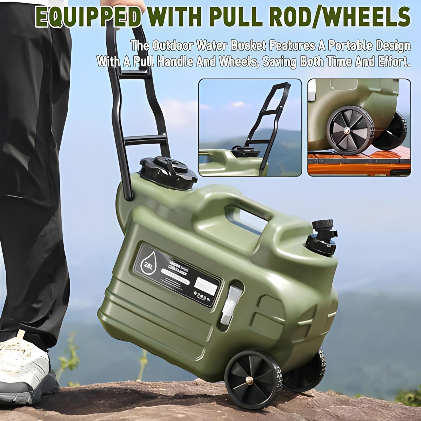 ภาชนะบรรจุน้ำสำหรับตั้งแคมป์ขน - Outdoor Camping Water Jug บทวิจารณ์และราคา