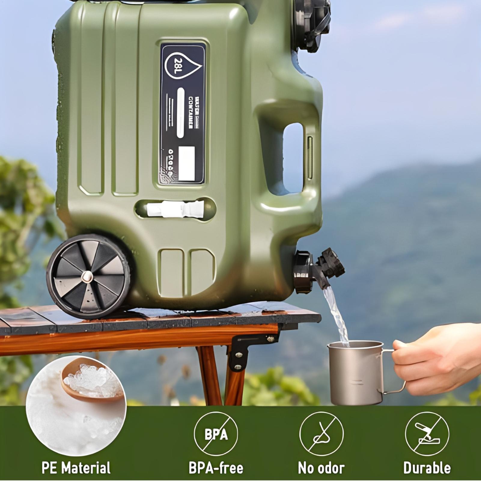 ภาชนะบรรจุน้ำสำหรับตั้งแคมป์ขน - Outdoor Camping Water Jug บทวิจารณ์และราคา