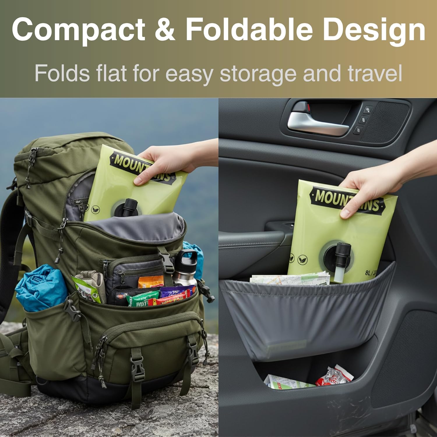 ภาชนะบรรจุน้ำสำหรับตั้งแคมป์ โ - Outdoor Camping Water Jug บทวิจารณ์และราคา