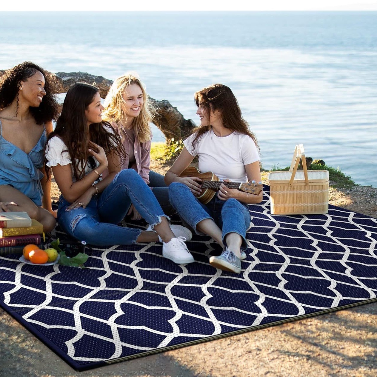 พรมปูพื้นสำหรับเต็นท์ RV พรมปิ - Outdoor Camping Mat บทวิจารณ์และราคา